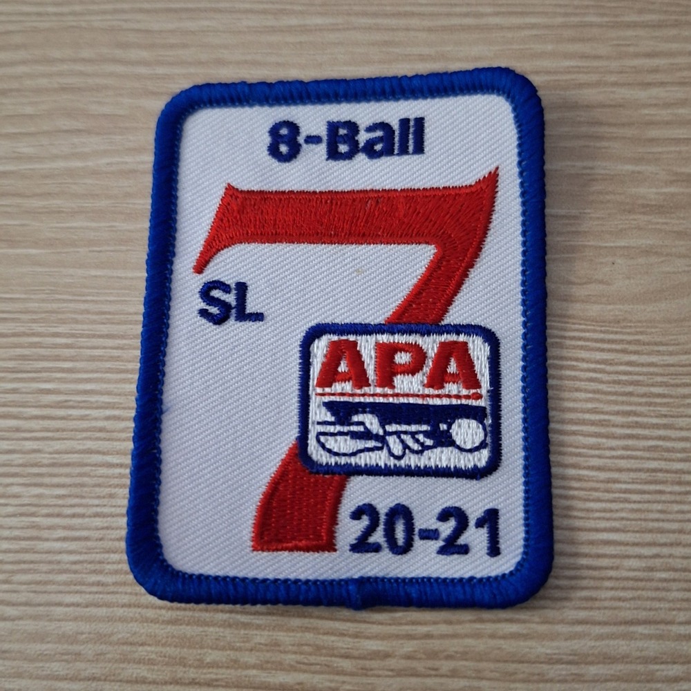 LMH Patch 2020 2021 APA American Poolplayers Pool SL 7 8-Ball SKILL LEVEL Player